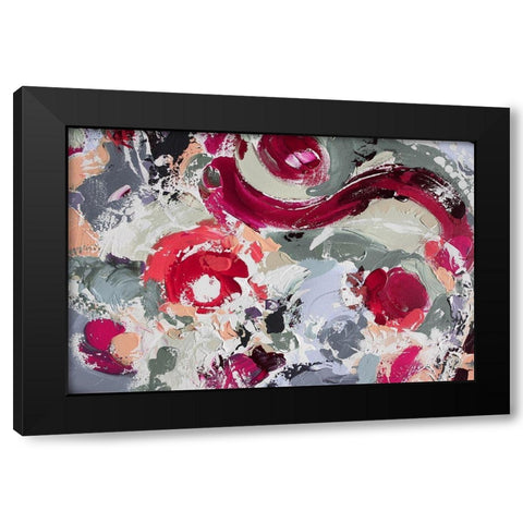 Creole II Black Modern Wood Framed Art Print with Double Matting by Orlov, Irena