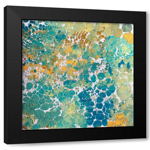 Textured Black Modern Wood Framed Art Print by Orlov, Irena