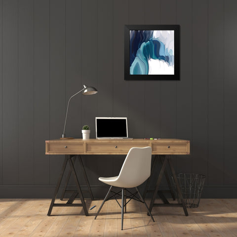 Passage between the rocks I Black Modern Wood Framed Art Print by Orlov, Irena