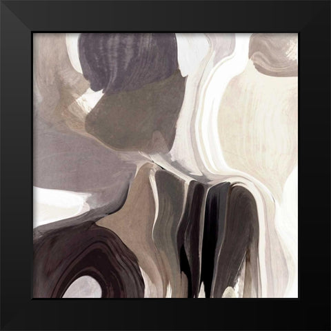 Behind the Surace II Black Modern Wood Framed Art Print by Orlov, Irena