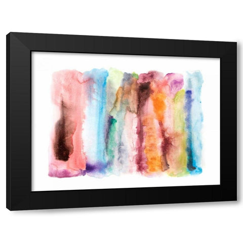 Autumn Sunet Black Modern Wood Framed Art Print with Double Matting by Orlov, Irena