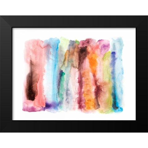 Autumn Sunet Black Modern Wood Framed Art Print by Orlov, Irena