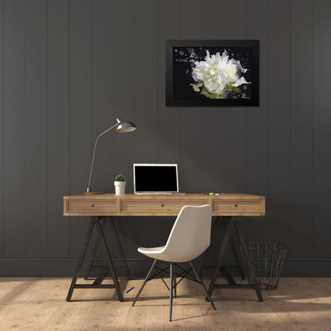 Blow Away on the Wind I Black Modern Wood Framed Art Print by Orlov, Irena