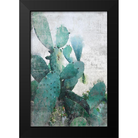 Rustic Cactus Black Modern Wood Framed Art Print by Orlov, Irena