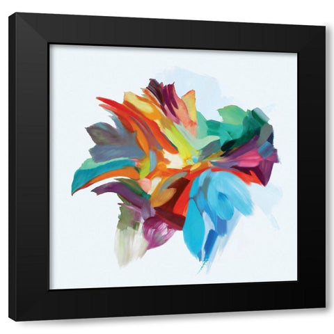 Miracle Flower II  Black Modern Wood Framed Art Print with Double Matting by Orlov, Irena