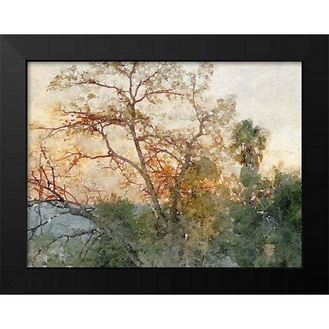 Quiet place II Black Modern Wood Framed Art Print by Orlov, Irena