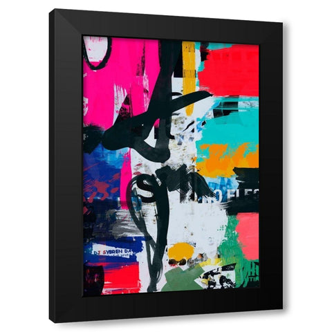 Colour Factory II Black Modern Wood Framed Art Print by Orlov, Irena