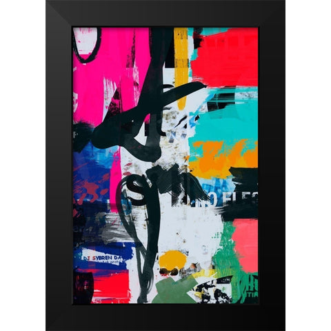 Colour Factory II Black Modern Wood Framed Art Print by Orlov, Irena