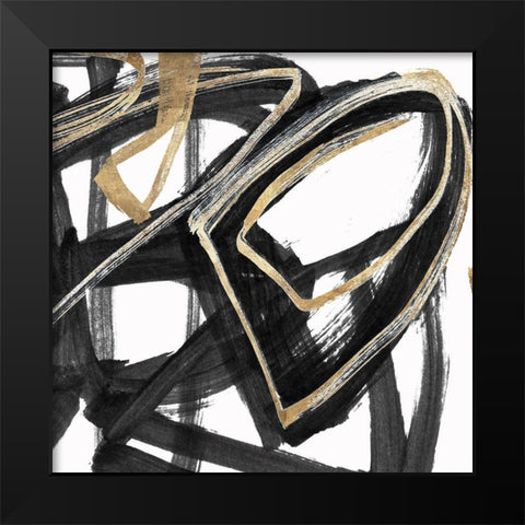 Combination III Black Modern Wood Framed Art Print by Orlov, Irena