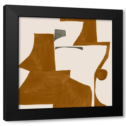 Forecast I  Black Modern Wood Framed Art Print by Sozi