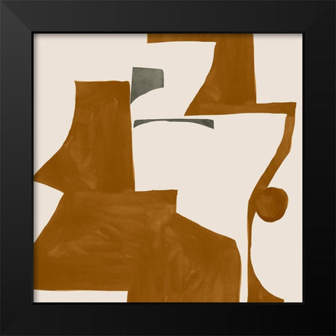 Forecast I  Black Modern Wood Framed Art Print by Sozi