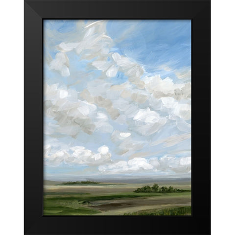 Endless Sky Black Modern Wood Framed Art Print by Walsh, Nicole