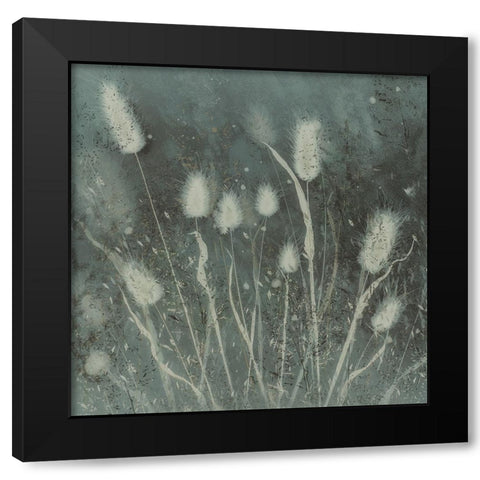Small grasses Black Modern Wood Framed Art Print by Talen