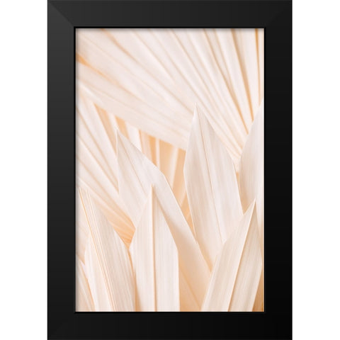 Pattern Black Modern Wood Framed Art Print by Studio III