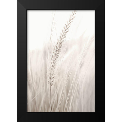 Grass Black Modern Wood Framed Art Print by Studio III