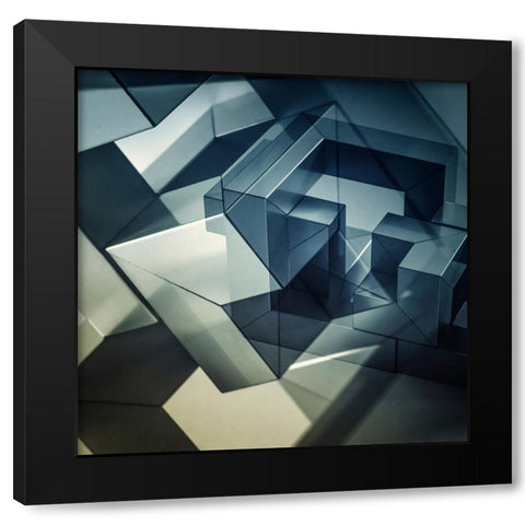Vangindertael - The Primacy of Structure over Form Black Modern Wood Framed Art Print by Vangindertael