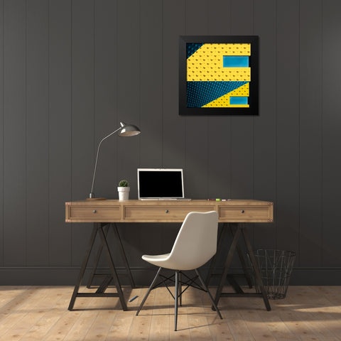 Van Son - Studded Fasade Black Modern Wood Framed Art Print by Son, Van