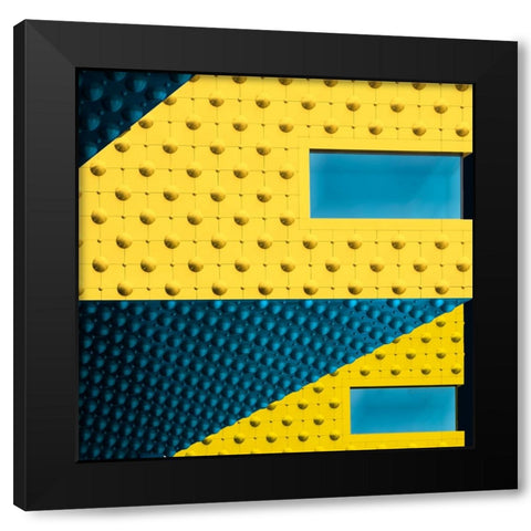 Van Son - Studded Fasade Black Modern Wood Framed Art Print by Son, Van