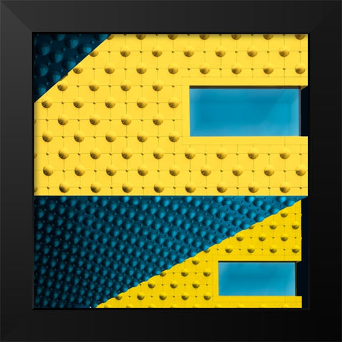 Van Son - Studded Fasade Black Modern Wood Framed Art Print by Son, Van