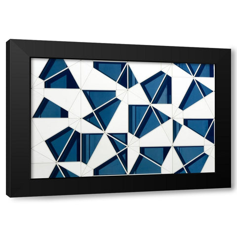 Vangindertael - Puzzle Black Modern Wood Framed Art Print by Vangindertael