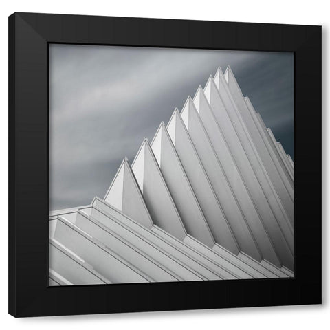 Claes - AgtamA Black Modern Wood Framed Art Print by Claes