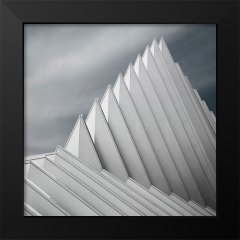 Claes - AgtamA Black Modern Wood Framed Art Print by Claes