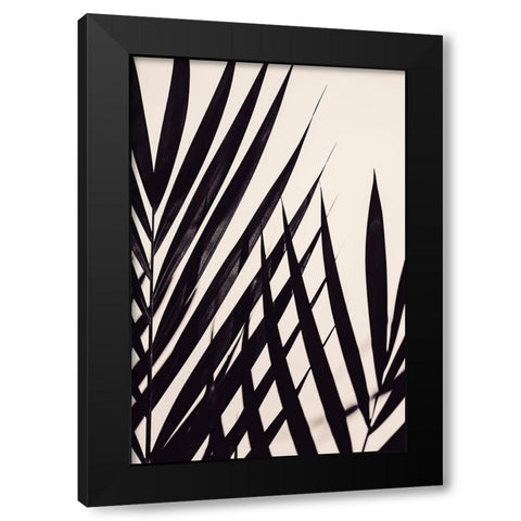Studio II - Leaves in Vase Gold Black Modern Wood Framed Art Print by Studio II