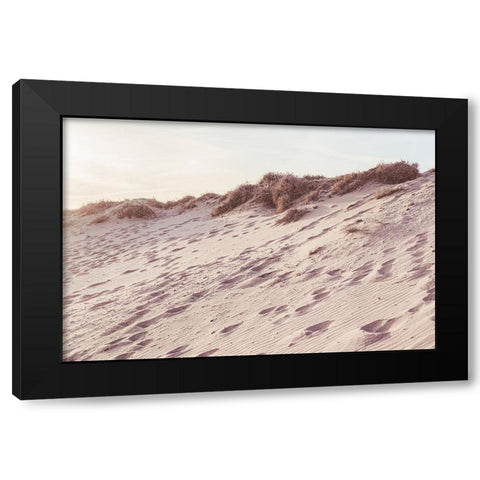 Studio III - Beach 008 Black Modern Wood Framed Art Print by Studio III