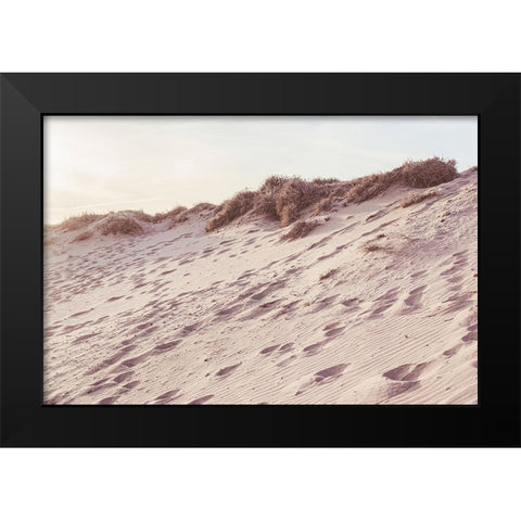 Studio III - Beach 008 Black Modern Wood Framed Art Print by Studio III