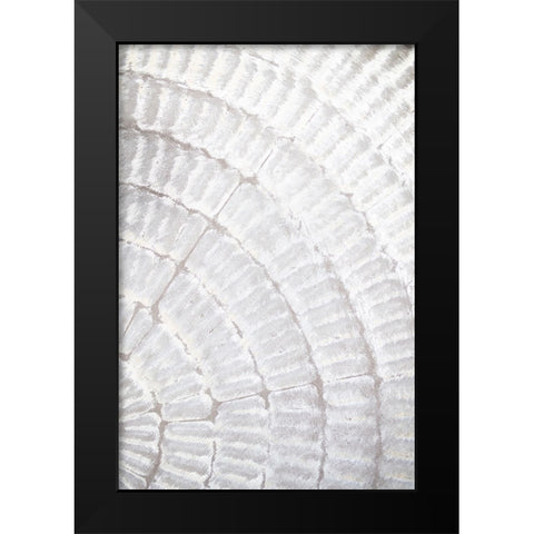 Studio III - Pattern Plate I  Black Modern Wood Framed Art Print by Studio III