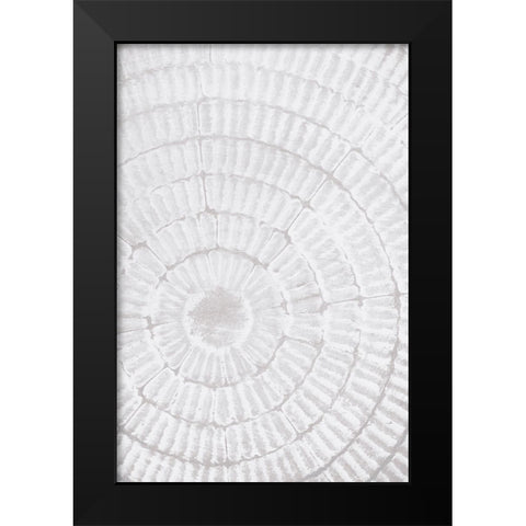 Studio III - Pattern Plate II  Black Modern Wood Framed Art Print by Studio III