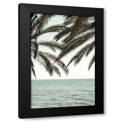 Studio III - Solaris 04 Black Modern Wood Framed Art Print with Double Matting by Studio III