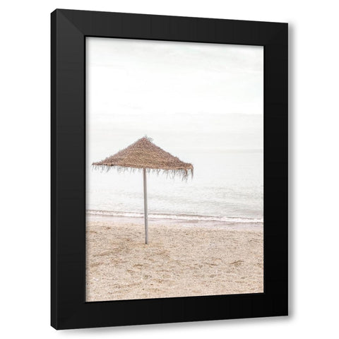 Studio III - Solaris 06 Black Modern Wood Framed Art Print with Double Matting by Studio III