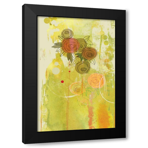 For You Black Modern Wood Framed Art Print by PI Studio