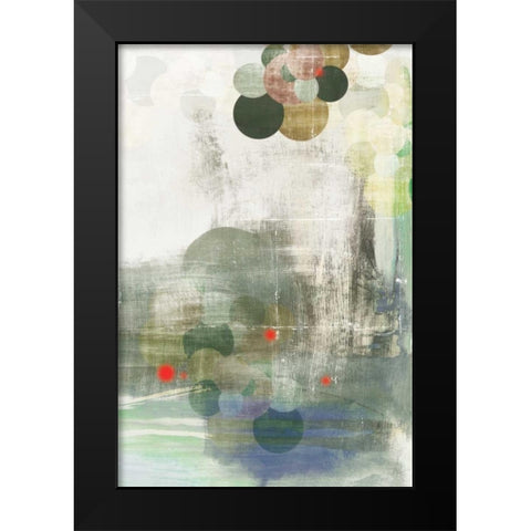 Spherical I Black Modern Wood Framed Art Print by PI Studio