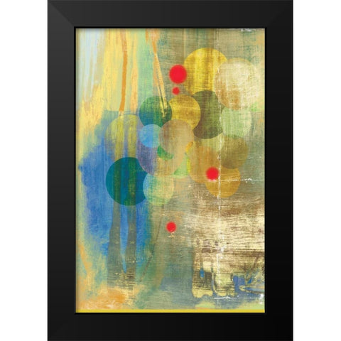 Spherical II Black Modern Wood Framed Art Print by PI Studio