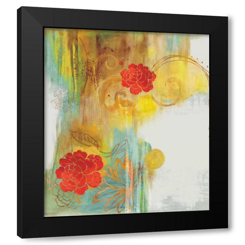 So Pretty Black Modern Wood Framed Art Print with Double Matting by PI Studio