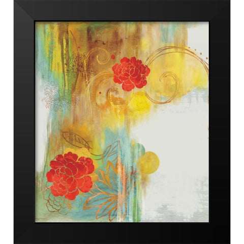 So Pretty Black Modern Wood Framed Art Print by PI Studio