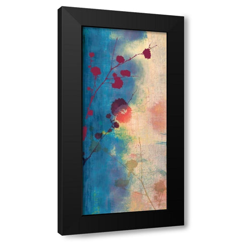 Bliss Black Modern Wood Framed Art Print with Double Matting by PI Studio