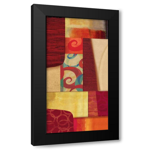 Conversion I Black Modern Wood Framed Art Print with Double Matting by PI Studio