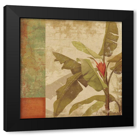 Planta Black Modern Wood Framed Art Print with Double Matting by PI Studio