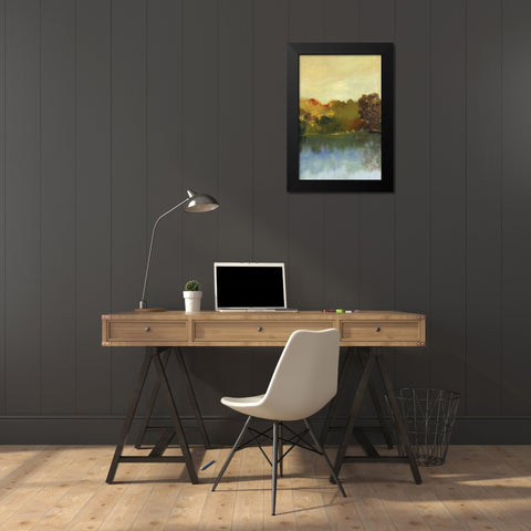 Natural Black Modern Wood Framed Art Print by PI Studio