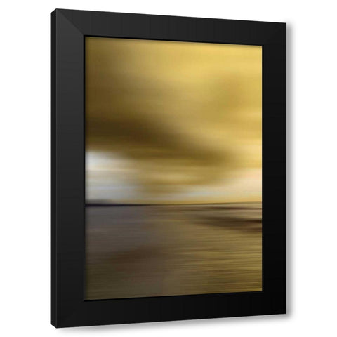 All Aglow Black Modern Wood Framed Art Print with Double Matting by PI Studio