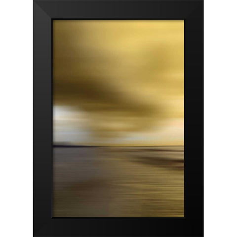 All Aglow Black Modern Wood Framed Art Print by PI Studio