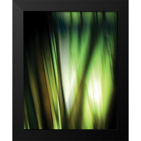 Organic I Black Modern Wood Framed Art Print by PI Studio