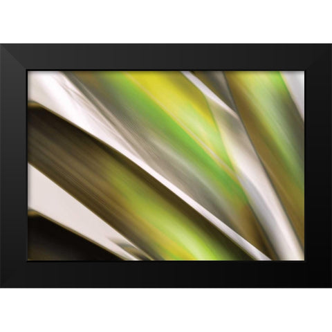 Organic VI Black Modern Wood Framed Art Print by PI Studio