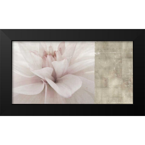 Softness Black Modern Wood Framed Art Print by PI Studio