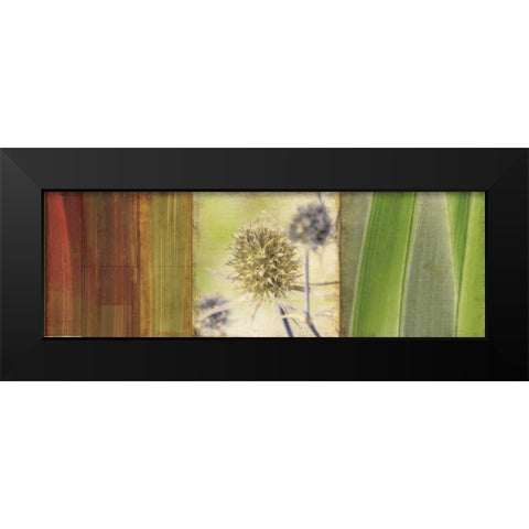 Organics Black Modern Wood Framed Art Print by PI Studio