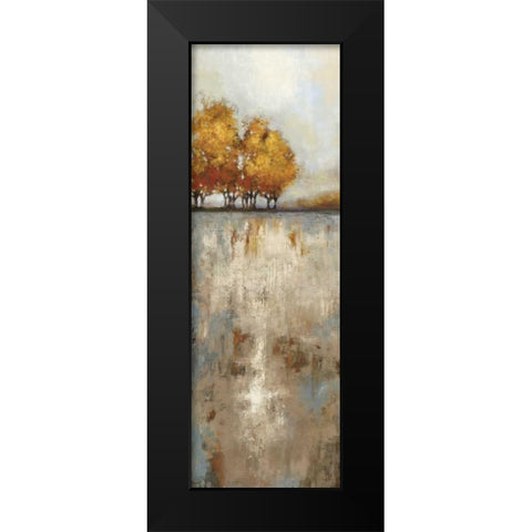 Out of the Blue I Black Modern Wood Framed Art Print by PI Studio