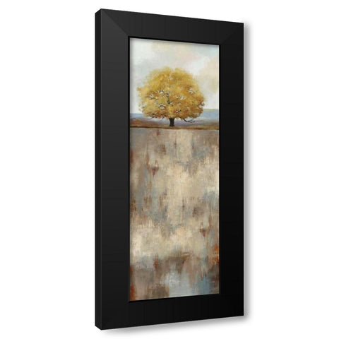 Out of the Blue II Black Modern Wood Framed Art Print with Double Matting by PI Studio